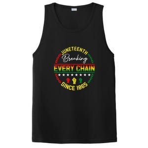 Juneteenth Breaking Every Chain Since 1865 Black Freedom Gift African Pride PosiCharge Competitor Tank