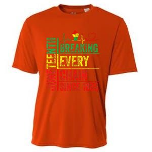 Juneteenth Breaking Every Chain Since 1865 Cooling Performance Crew T-Shirt