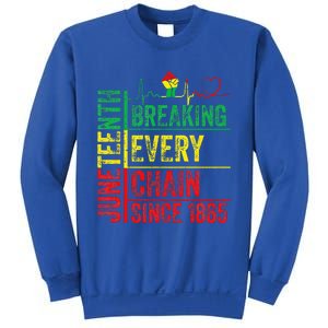 Juneteenth Breaking Every Chain Since 1865 Sweatshirt