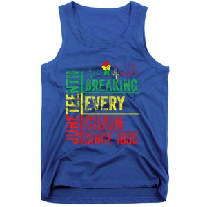 Juneteenth Breaking Every Chain Since 1865 Tank Top