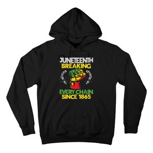 Juneteenth Breaking Every Chain Since 1865 African American Hoodie