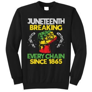 Juneteenth Breaking Every Chain Since 1865 African American Sweatshirt