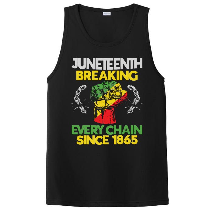 Juneteenth Breaking Every Chain Since 1865 African American PosiCharge Competitor Tank