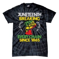 Juneteenth Breaking Every Chain Since 1865 African American Tie-Dye T-Shirt