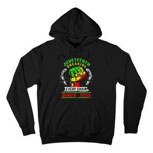 Juneteenth Breaking Every Chain Since 1865 African American Hoodie