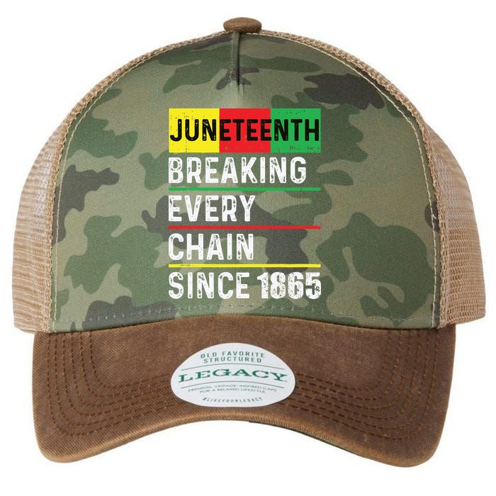 Juneteenth Breaking Every Chain Since 1865 African American Legacy Tie Dye Trucker Hat
