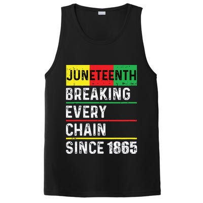 Juneteenth Breaking Every Chain Since 1865 African American PosiCharge Competitor Tank