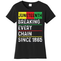 Juneteenth Breaking Every Chain Since 1865 African American Women's T-Shirt