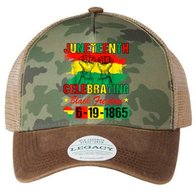 Juneteenth Breaking Every Chain Since 1865 African American Legacy Tie Dye Trucker Hat