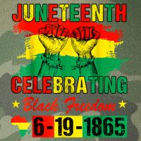 Juneteenth Breaking Every Chain Since 1865 African American Legacy Tie Dye Trucker Hat