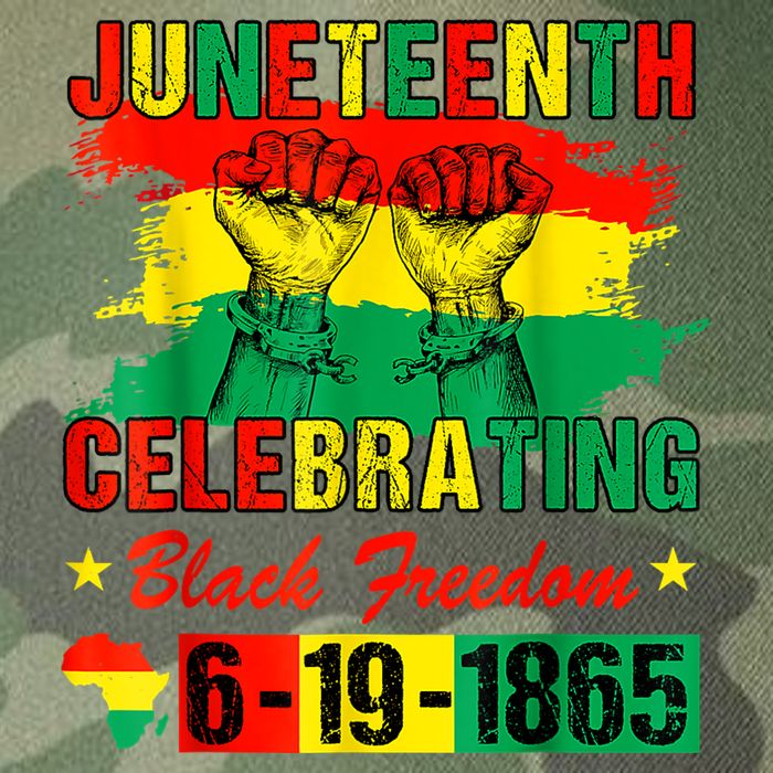 Juneteenth Breaking Every Chain Since 1865 African American Legacy Tie Dye Trucker Hat