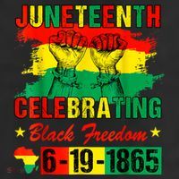 Juneteenth Breaking Every Chain Since 1865 African American 7 Panel Mesh Trucker Snapback Hat