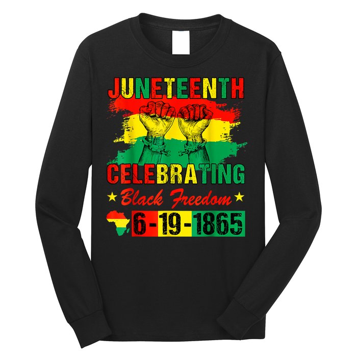 Juneteenth Breaking Every Chain Since 1865 African American Long Sleeve Shirt