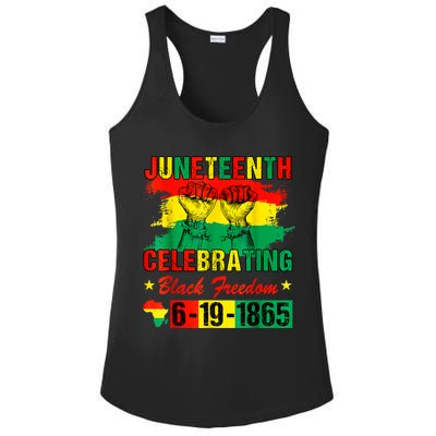 Juneteenth Breaking Every Chain Since 1865 African American Ladies PosiCharge Competitor Racerback Tank