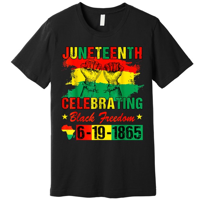 Juneteenth Breaking Every Chain Since 1865 African American Premium T-Shirt