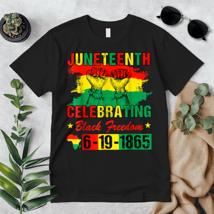Juneteenth Breaking Every Chain Since 1865 African American Premium T-Shirt
