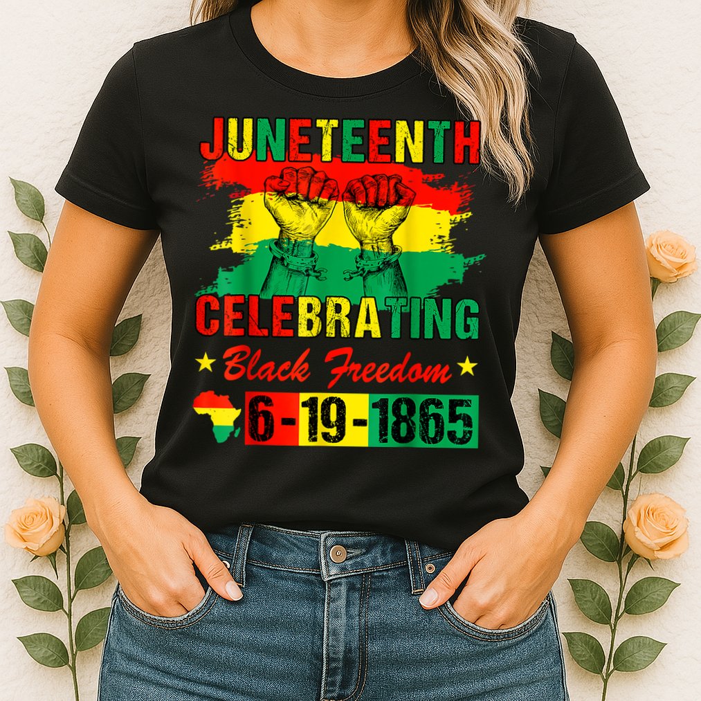 Juneteenth Breaking Every Chain Since 1865 African American Womens T-Shirt