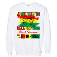 Juneteenth Breaking Every Chain Since 1865 African American Garment-Dyed Sweatshirt