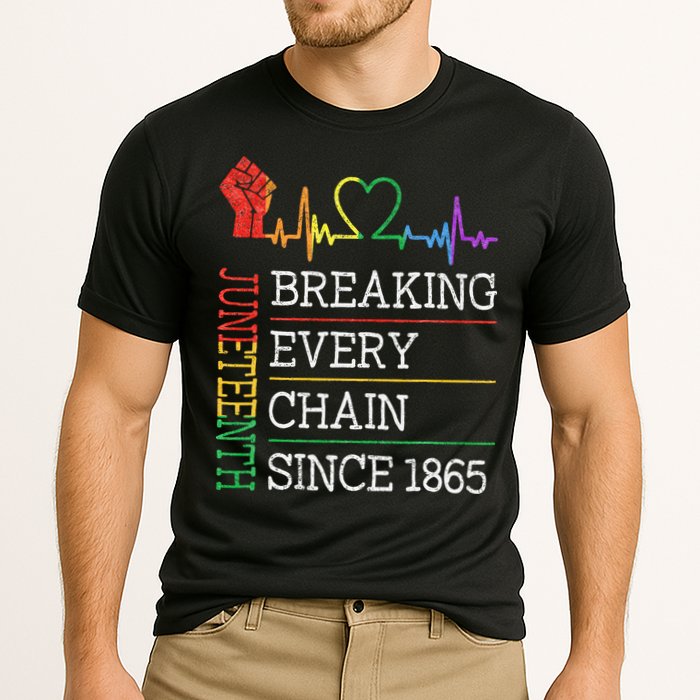 Juneteenth Breaking Every Chain Since 1865 Performance Shirt