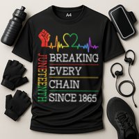 Juneteenth Breaking Every Chain Since 1865 Performance Shirt