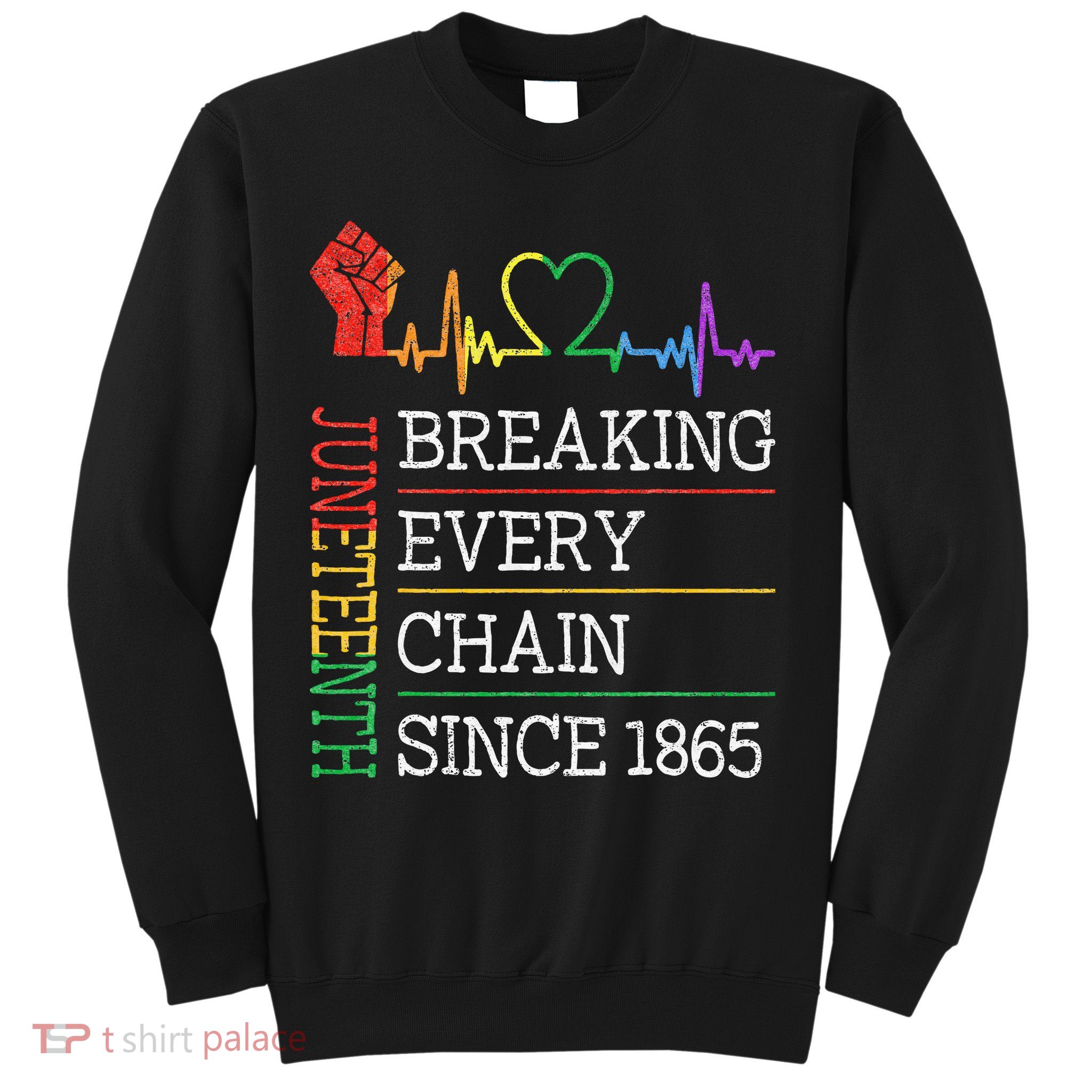 Juneteenth Breaking Every Chain Since 1865 Sweatshirt