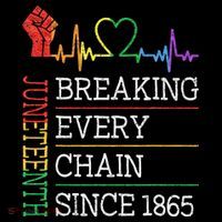 Juneteenth Breaking Every Chain Since 1865 Sweatshirt