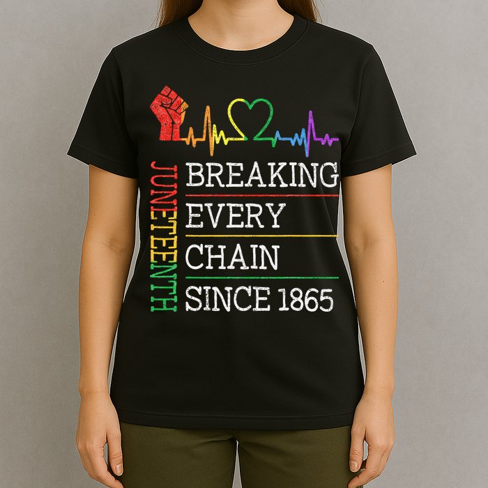 Juneteenth Breaking Every Chain Since 1865 T-Shirt