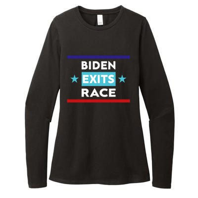 Joe Biden Exits Race Womens CVC Long Sleeve Shirt