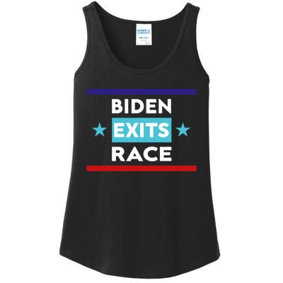 Joe Biden Exits Race Ladies Essential Tank