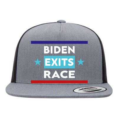 Joe Biden Exits Race Flat Bill Trucker Hat