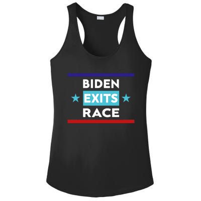 Joe Biden Exits Race Ladies PosiCharge Competitor Racerback Tank