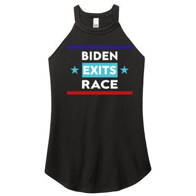 Joe Biden Exits Race Women's Perfect Tri Rocker Tank