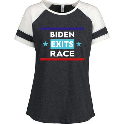 Joe Biden Exits Race Enza Ladies Jersey Colorblock Tee