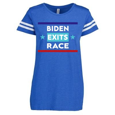 Joe Biden Exits Race Enza Ladies Jersey Football T-Shirt