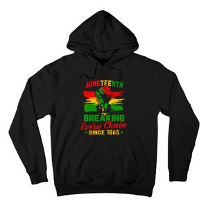 Juneteenth Breaking Every Chain Since 1865 Hoodie