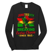 Juneteenth Breaking Every Chain Since 1865 Long Sleeve Shirt