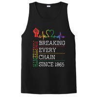 Juneteenth Breaking Every Chain Since 1865 PosiCharge Competitor Tank