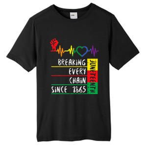 Juneteenth Breaking Every Chain Since 1865 Men Women Kids Tall Fusion ChromaSoft Performance T-Shirt