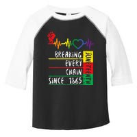 Juneteenth Breaking Every Chain Since 1865 Men Women Kids Toddler Fine Jersey T-Shirt