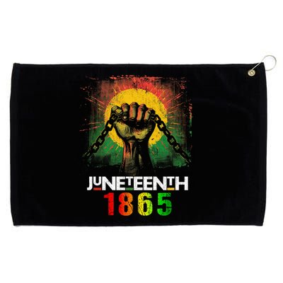 Junenth Break Every Chain Black History Remembrance Gift Grommeted Golf Towel