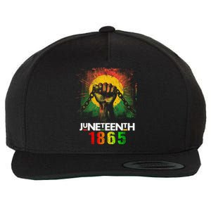 Junenth Break Every Chain Black History Remembrance Gift Wool Snapback Cap