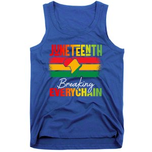 Junenth Breaking Every Chain Since 1865 Cool Gift Tank Top