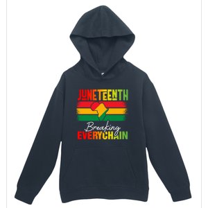 Junenth Breaking Every Chain Since 1865 Cool Gift Urban Pullover Hoodie