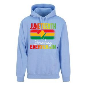 Junenth Breaking Every Chain Since 1865 Cool Gift Unisex Surf Hoodie