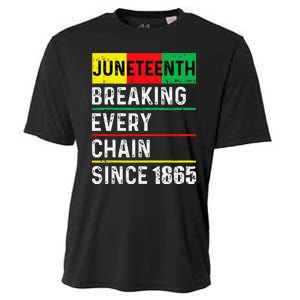 Juneteenth Breaking Every Chain Since 1865 African American Cooling Performance Crew T-Shirt