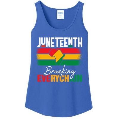 Junenth Breaking Every Chains Since 1865 Gift Ladies Essential Tank