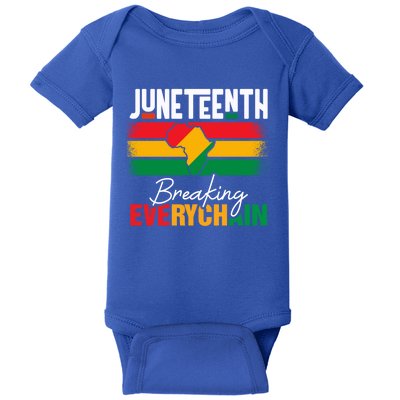 Junenth Breaking Every Chains Since 1865 Gift Baby Bodysuit