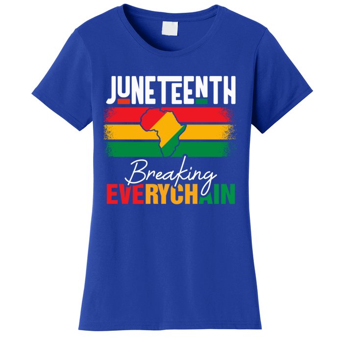 Junenth Breaking Every Chains Since 1865 Gift Women's T-Shirt