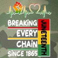 Juneteenth Breaking Every Chain Since 1865 Legacy Tie Dye Trucker Hat