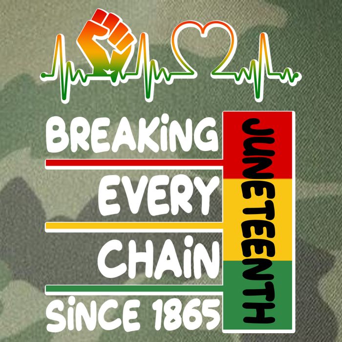 Juneteenth Breaking Every Chain Since 1865 Legacy Tie Dye Trucker Hat